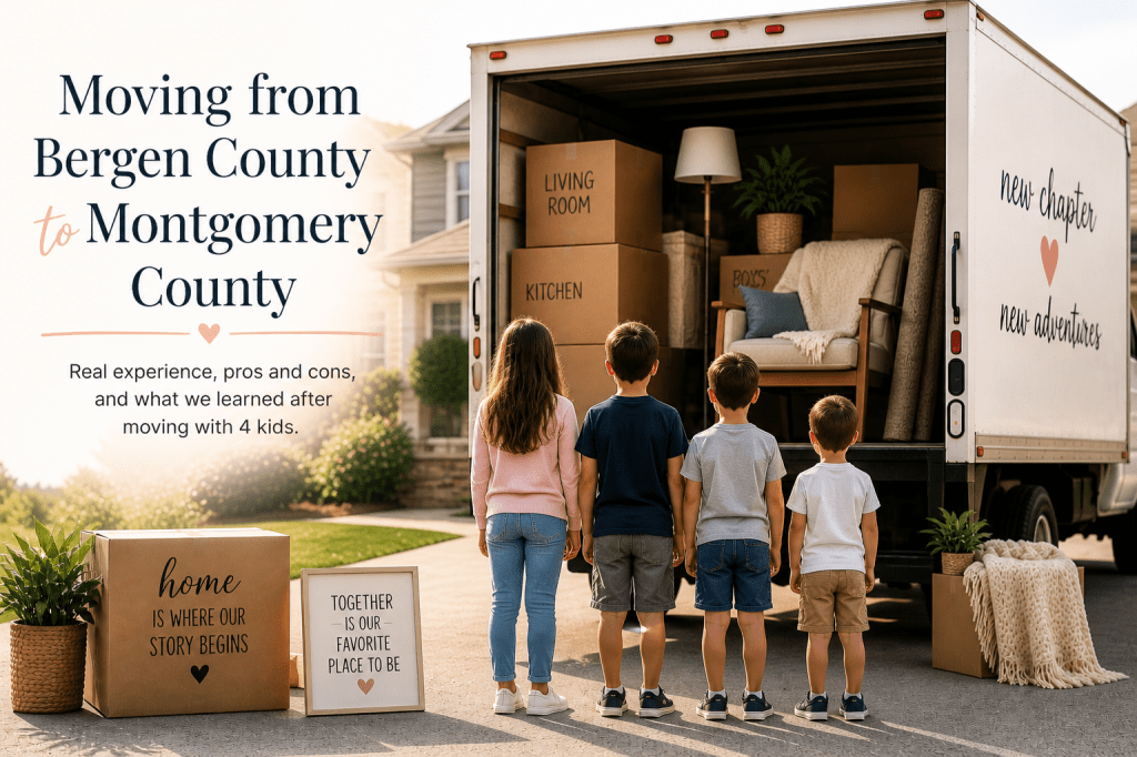 Moving from Bergen County NJ to Montgomery County&nbsp;PA